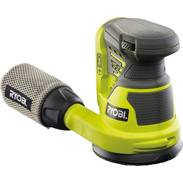 Ryobi 18 V Akku-Exzenterschleifer R18ROS-0 (Schleifmaschine / Schleifer, ohne Akku) 5133002471, Grün / Schwarz / Grau