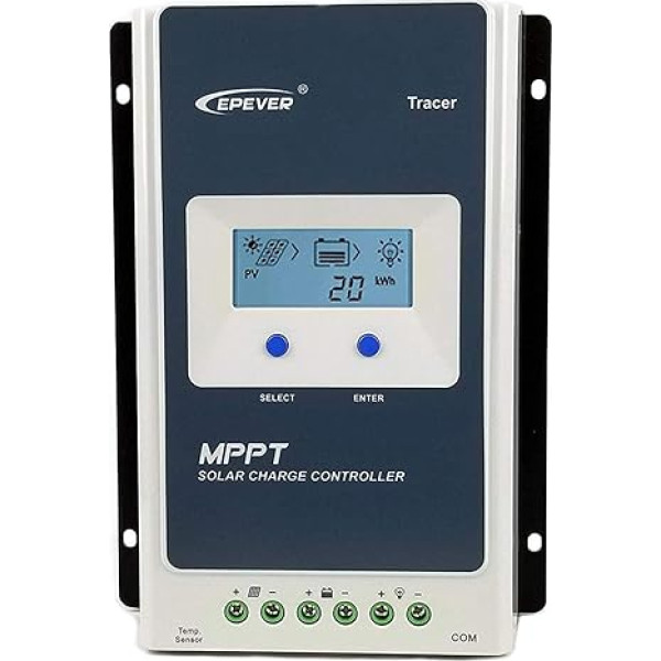 EPEver MPPT saules enerģijas uzlādes kontrolieris 60V Super Fast Power EPSolar Tracking 20A