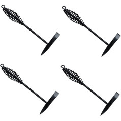 Angoily Pack of 4 Slag Hammer Tool for Beating Metal Hammer Metāla metināšanas āmurs ar spoles metināšanas tīrīšanas instrumentiem Spring Hammer Tool Carbon Steel Hanging