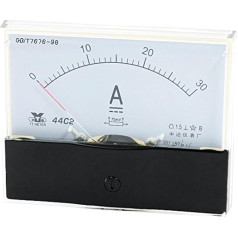 44C2 Zeigertyp Analoges Strom-Panel-Meter DC 50A1A2A5A10A200A AmperemeterSchaltungsprüfung Ladebatterie Ampere Tester Messgerät(2A)