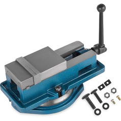 Mophorn Vice Clamp Augstas precizitātes spriegošanas stienis 4 collu platumā ar 360 grādu pagrieziena bāzi CNC Vice