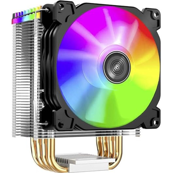 Jonsbo - CR-1400 ARGB 92 mm CPU dzesētājs RGB PC ventilators Intel un AMD procesoru procesoru dzesēšanai Efektīvs procesoru dzesēšana, liels dzesēšanas potenciāls un stilīgs dizains