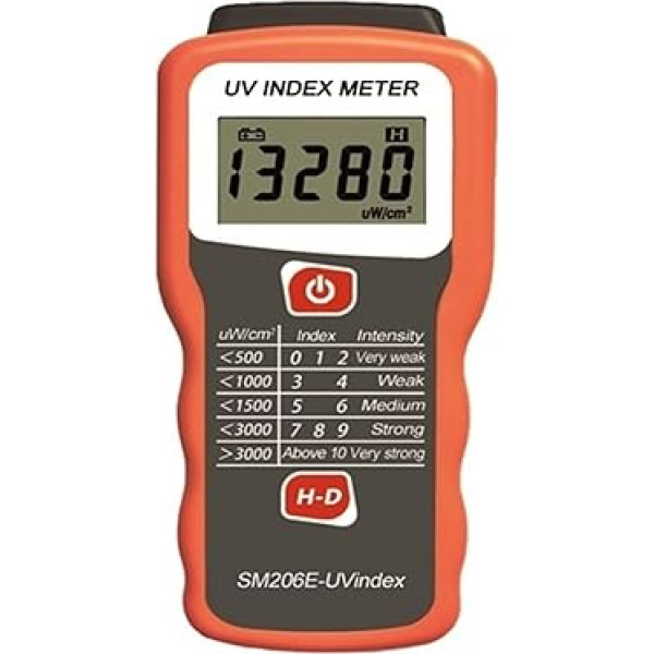 SM206E UV-Index-Messrät Digitaler UV-Strahlungsintensitätstester UVA UVB im Sonnenlicht Solailm-Blockierdetektor