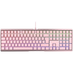 CHERRY MX BOARD 3.0 S mechaninė žaidimų klaviatūra su laidiniu vokišku išdėstymu (QWERTZ), aliuminio korpusu, RGB apšvietimu, 