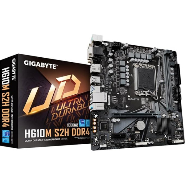 Gigabyte H610M S2H DDR4 pamatplate Intel H610 Express LGA 1700 Micro ATX