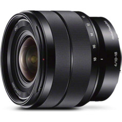 Sony SEL1018 E Mount - APS-C 10-18mm F4.0 platleņķa tālummaiņas objektīvs