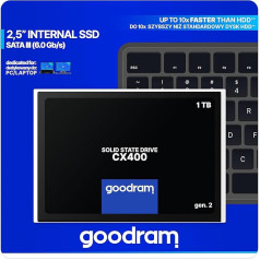 GoodRam CX400 gen.2 2.5 1024 GB Serial ATA III 3D TLC NAND