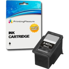 Tintenpatrone kompatibel zu Canon PG-540XL für Pixma MG2150 MG2250 MG3150 MG3250 MG3500 MG3550 MG3650 MG4150 MG4250 MX375 MX395 MX435 MX455 MX475 MX515 MX525 MX535 - Schwarz, hohe Kapazität