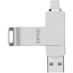 iDiskk 128G Lightning USB Stick für iPhone MFi-zertifizierter iPhone Foto-Stick für iPhone iPad Speicher iPhone USB-Flash-Laufwerk für iPhones Macbooks und PCs