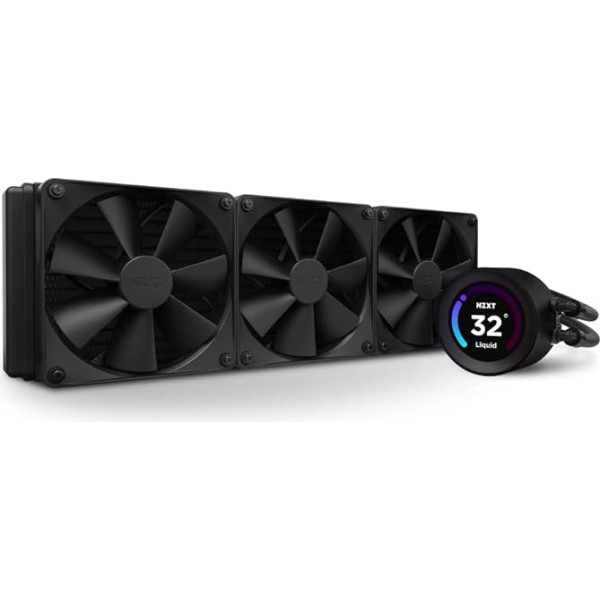 NZXT Kraken Elite 360 - Universāls šķidruma dzesētājs - 12 cm - 78,02 cfm - melns