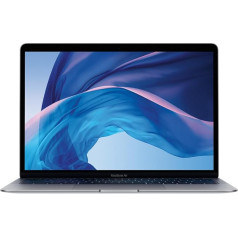 2019 Apple MacBook Air ar 1,6 GHz Intel Core i5 (13 collu, 8 GB RAM, 128 GB SSD) (QWERTY angļu valodā) Space Grey (Atjaunots)