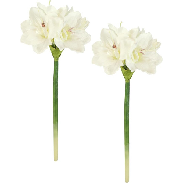 Mākslīgie ziedi Amaryllis 66 cm komplekts 2 zīda ziedi Mākslīgie adventes vainagiem, virtenēm, vainagiem, kompozīcijām Zariņu dekoratīvie zariņu galda rotājumi Ziemas ziedu Ziemassvētku rotājumi Ziemassvētku rotājumi Ziemassvētki