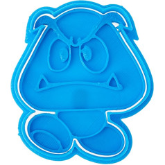 Cuticuter goompa Mario Bros Cookie Cutter, zils, 8 x 7 x 1,5 cm