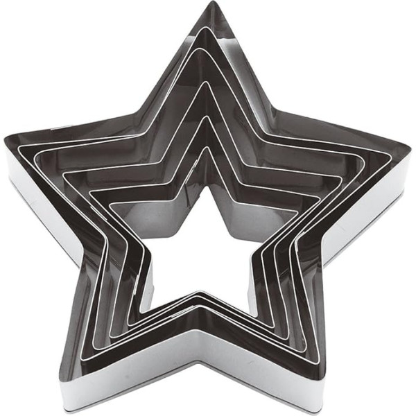 PADERNO 47310-10 Star Ausstechformen Edelstahl