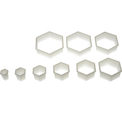 Silikomart 72.306.87.0069 NYLON CUTTER 06 REGULAR HEXAGON - NO 3X2.5 CM TO 12X10 CM