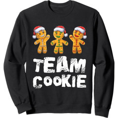 Komanda Cookie Christmas Cookie Cookie Cookie Crew Partner Svīteris