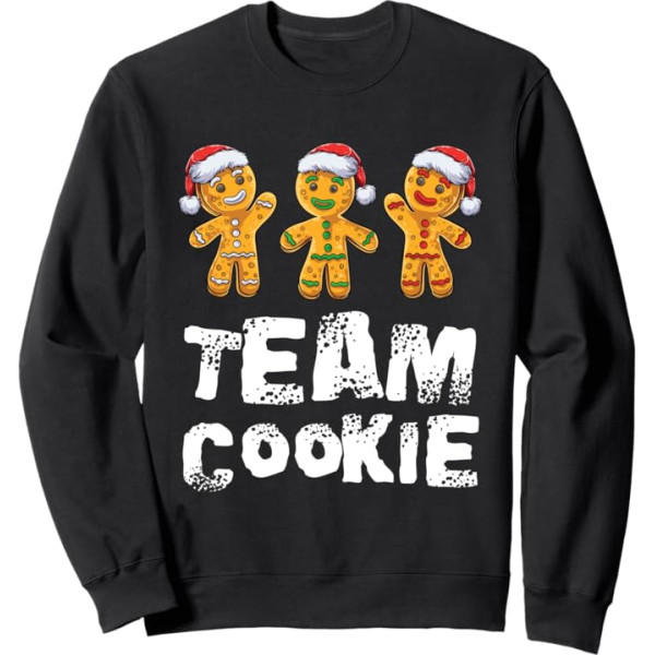 Komanda Cookie Christmas Cookie Cookie Cookie Crew Partner Svīteris