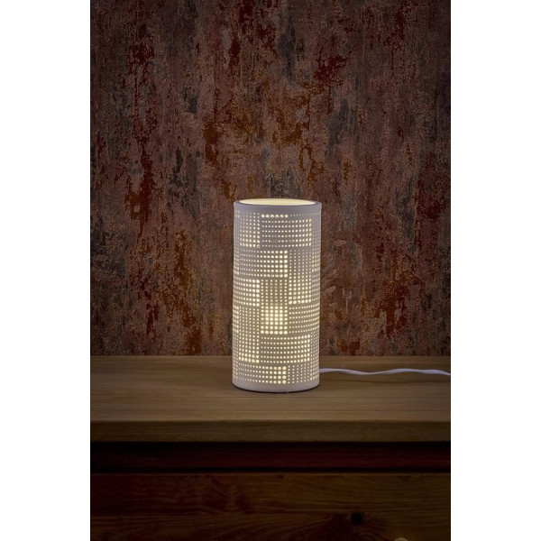 HGD 30090 Liela krāsaina porcelāna lampa