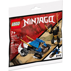 Ninjago klucīši 30592 miniatūra zibens transportlīdzeklis