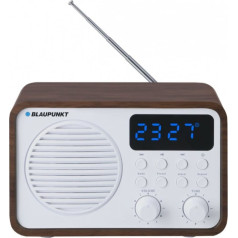 Nešiojamas radijo imtuvas fm pll bluetooth sd/usb/aux/clock/alarm su įkraunama baterija