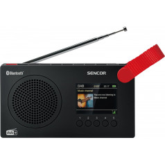 Digitālais radio ar akumulatoru srd 7757b lcd displejs, bl 5.0