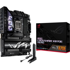 Pagrindinė plokštė rog crosshair x870e hero am5 4ddr5 hdmi/usb-c