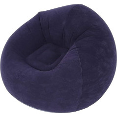 Hopbucan Piepūšamais dīvāns krēsls Flocking PVC Garden Lounge Bean Bag āra mēbeles Camping Backpacking somas (A)