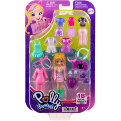 Polly pocket figūriņa modes ģērbšanās komplekts hrd60