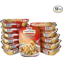 Buss Freizeitmacher - Garšīgi tortellini tomātu mērcē - rafinēti ar sulīgām tītara strēmelītēm - 12 x 300 g