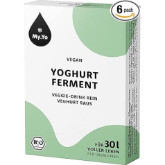 My.Yo - Bioloģiskais jogurta ferments Vegan | 6 x 5 g | Ferments līdz 30 L mājas jogurta