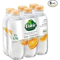 Volvic Essence Orange Elderflower vienreizlietojamais (6 x 0,75 L)