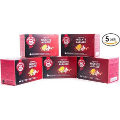 Teekanne Premium Fruit Selection, 5 paciņas (5 x 20 tējas maisiņi), 5 x 60 g