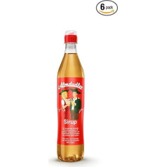 Almdudler Alpu garšaugu sīrups uzglabāšanas iepakojumā (6 x 700 ml) - zāļu limonāde - no 1 pudeles var pagatavot līdz 7 litriem limonādes