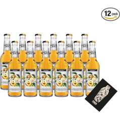 Elephant Bay Peach Zero ledus tējas komplekts - 12 x 330 ml, ieskaitot depozītu - atkārtoti lietojams