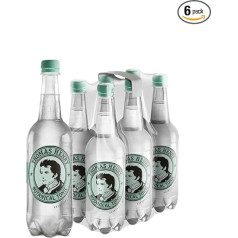 Thomas Henry Botanical Tonic | Aizraujoši maigs | Premium Mixer | Ideāls papildinājums džinam, vērmelim un citiem dzērieniem | 6 x 750 ml vienreizlietojamam iepakojumam