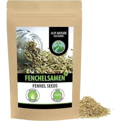 Fenheļa sēklas (1 kg), fenhelis vesels, 100% dabīgs, dabīgas fenheļa sēklas bez piedevām, vegāns