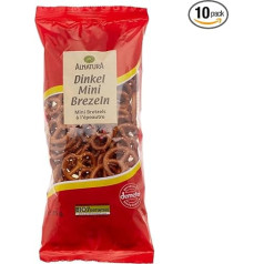 Alnatura Demetra Bioloģiski audzēti speltas kliņģeri Mini 10 gab. (10 x 75 g)