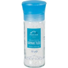 Mayi Salt - Table Meal Spring Salt 110 g Mill Salt Shaker - Sofrada Öğütme - Mayi Tuz - Organic Salt - Degirmen Tuzluklu