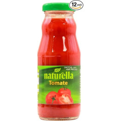 Naturella tomātu sula, 12 gab. iepakojumā (12 x 0,2 litri), vienreizlietojama