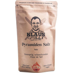 Klausas grilis, Piramidinė druska Fleur de Sel, 200 g maišelis