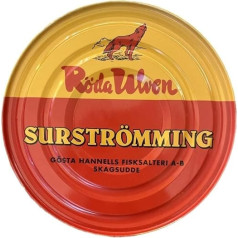 Surströmming HERING | Swedish Speciality | Röda Ulven 300g/400g Tin (Fermented Herrings) | Surströmming Challenge | Fish from Sweden