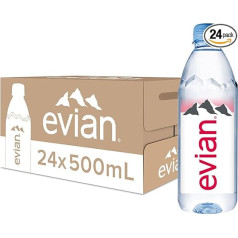 Evian negāzēts ūdens, 500 ml, 24 gab.