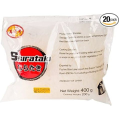 City Aroma - Shirataki Slim - Konjac spageti - 20 gabaliņu iepakojums (20 x 400g/ATG 200g) - 1 kaste