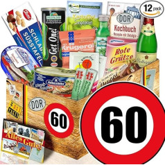 ostprodukte-versand Īpaša dāvana / DDR Dāvana L / Dzimšanas diena 60 / Dāvanu komplekts viņam