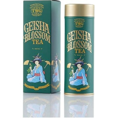 TWG Tea Geisha Blossom Tea Zaļā tēja ar pasifloru un kliņģerīšu lapām Haute Couture 100g dāvanu komplekts