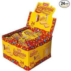 Dobrogea - Eugenia Original Biscuiti - dubultie cepumi ar kakao krēma pildījumu (40%) ar ruma garšu (24 x 36g)