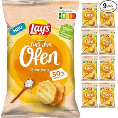 Lay's Oven Chips sālīti čipsi 100g x 9 gab.