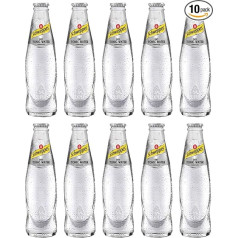 Schweppes - Sausais tonizējošais ūdens - 10 x 0,2 l, ieskaitot 1,50 € atkārtotas lietošanas depozītu