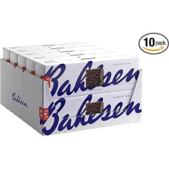 Bahlsen Perpetum Edelherb - 10 gabaliņu iepakojums - vafeles ar smalko šokolādi (10 x 97 g)