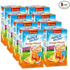 Milford Cool & Delicious Orange Peach, 20 maisiņi, 8 paciņas (8 x 50 g)